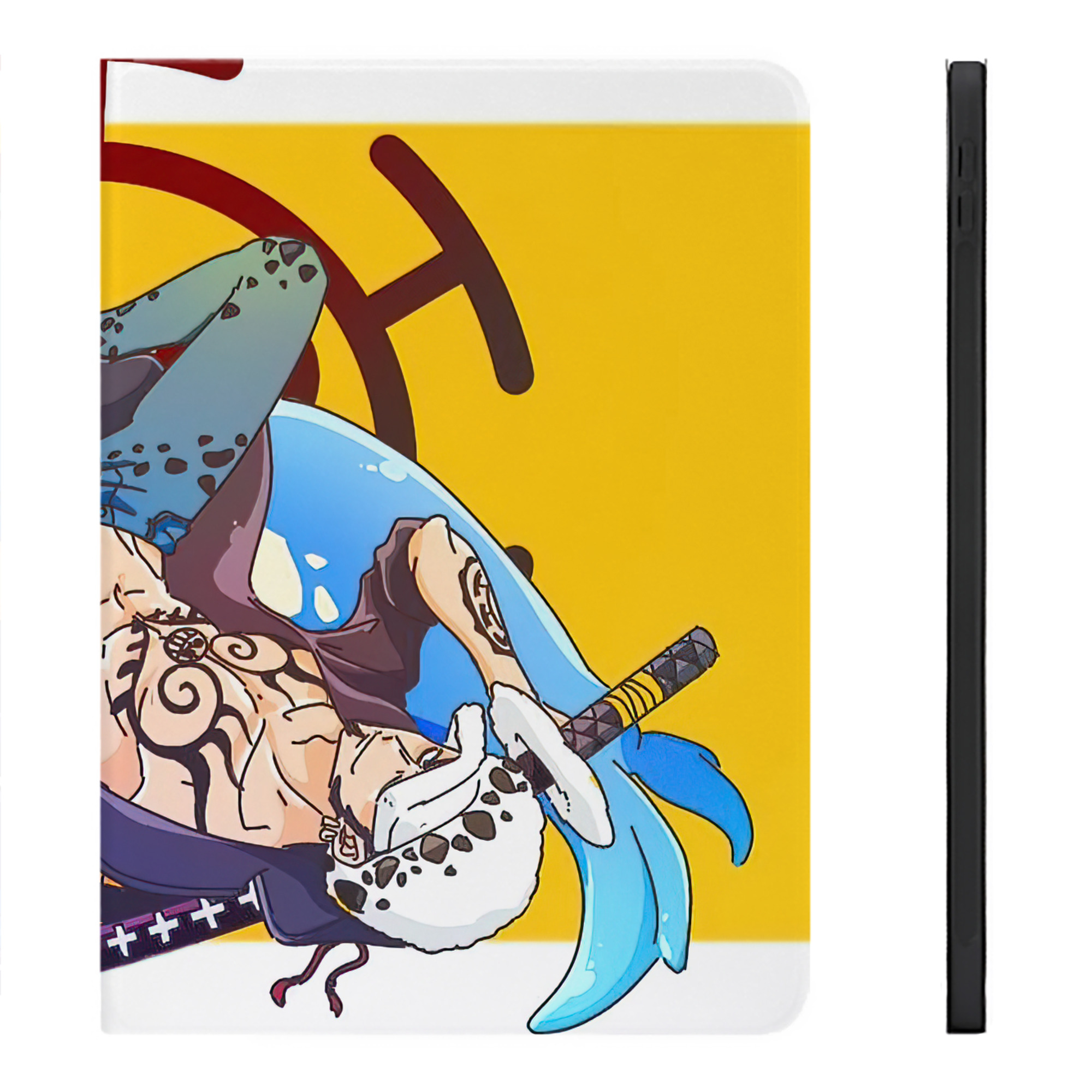 （画像用） ワンピース ONE PIECE IPadケース ペンホルダー付き ブックスタイルデザイン